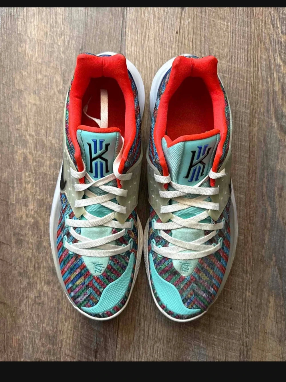 Nike Kyrie Low 2 Multi-Color Irving Men’s Size 15 Sneakers Shoes AV6337-400